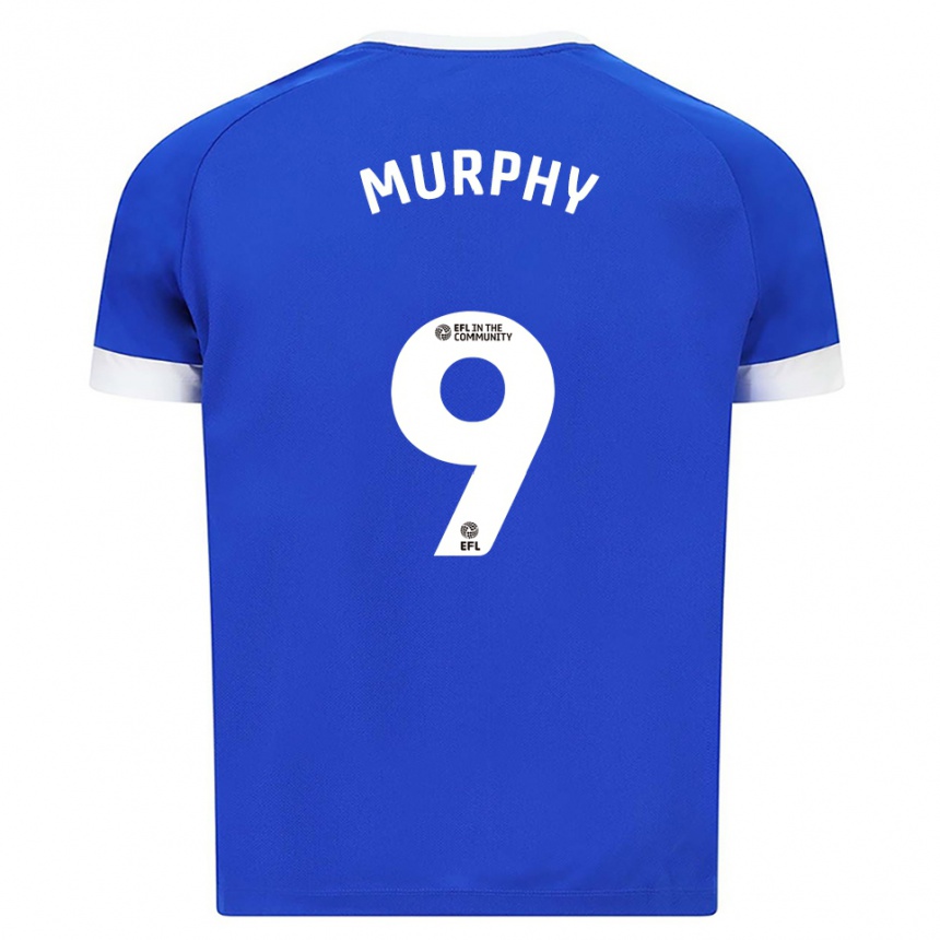 ילדים כדורגל אלנה מרפי #9 כחול לבן ג'רזי ביתית 2025/26