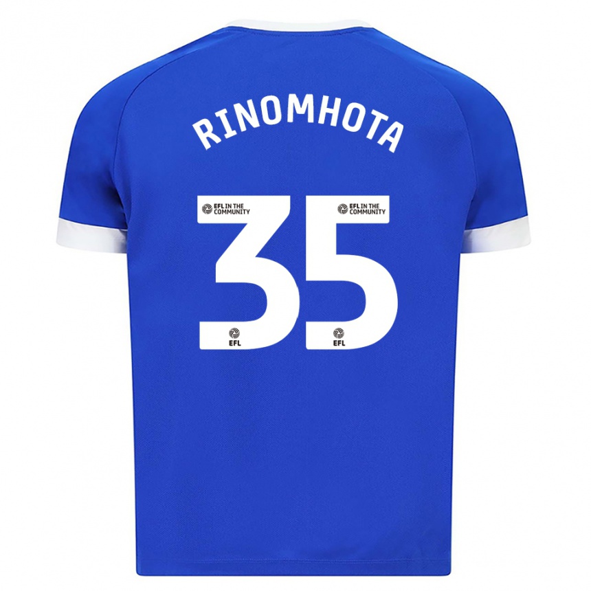 ילדים כדורגל אנדי רינומוטה #35 כחול לבן ג'רזי ביתית 2025/26
