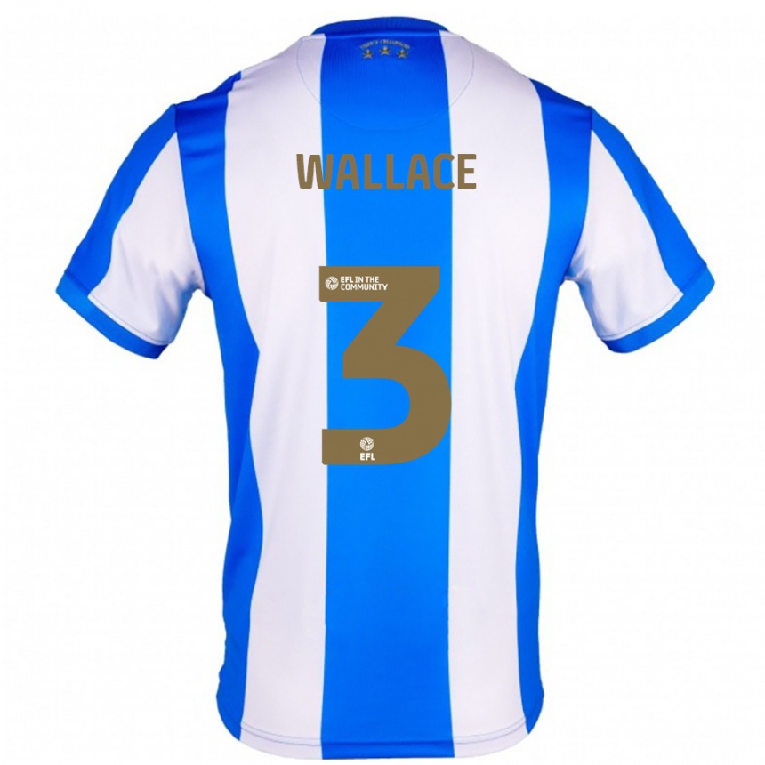 ילדים כדורגל מוראי וולאס #3 כחול לבן ג'רזי ביתית 2025/26