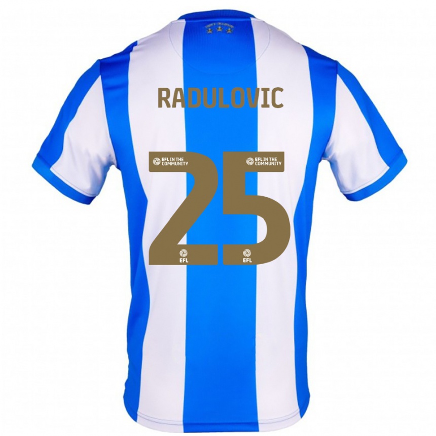 ילדים כדורגל בויאן רדולוביץ׳ #25 כחול לבן ג'רזי ביתית 2025/26