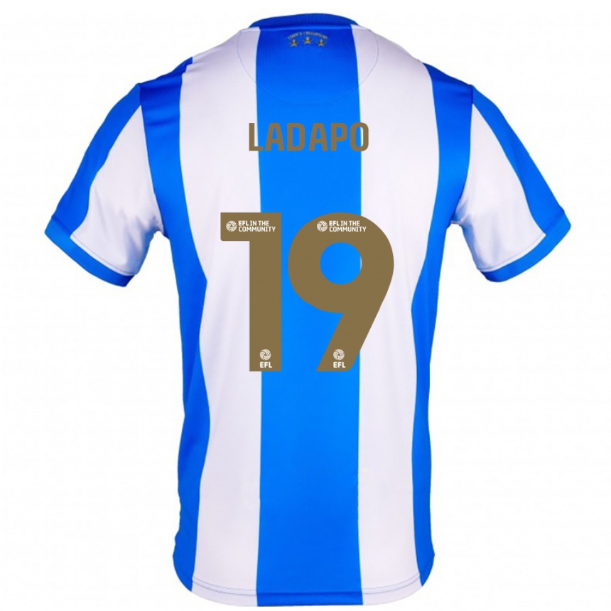 ילדים כדורגל פרדי לאדאפו #19 כחול לבן ג'רזי ביתית 2025/26