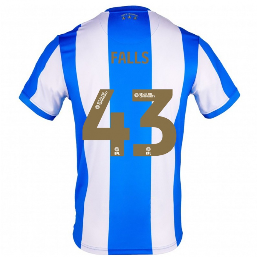 ילדים כדורגל קונור פולס #43 כחול לבן ג'רזי ביתית 2025/26