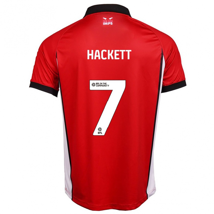 ילדים כדורגל ריקו האקט-פיירצ'יילד #7 אדום לבן ג'רזי ביתית 2025/26