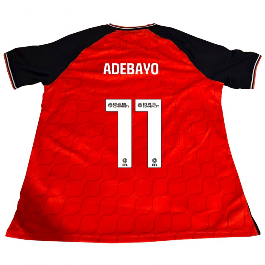 ילדים כדורגל אלייז'ה אדבאיו #11 כתום שחור לבן ג'רזי ביתית 2025/26 ילדים כדורגל אלייז'ה אדבאיו #11 כתום שחור לבן ג'רזי ביתית 2025/26