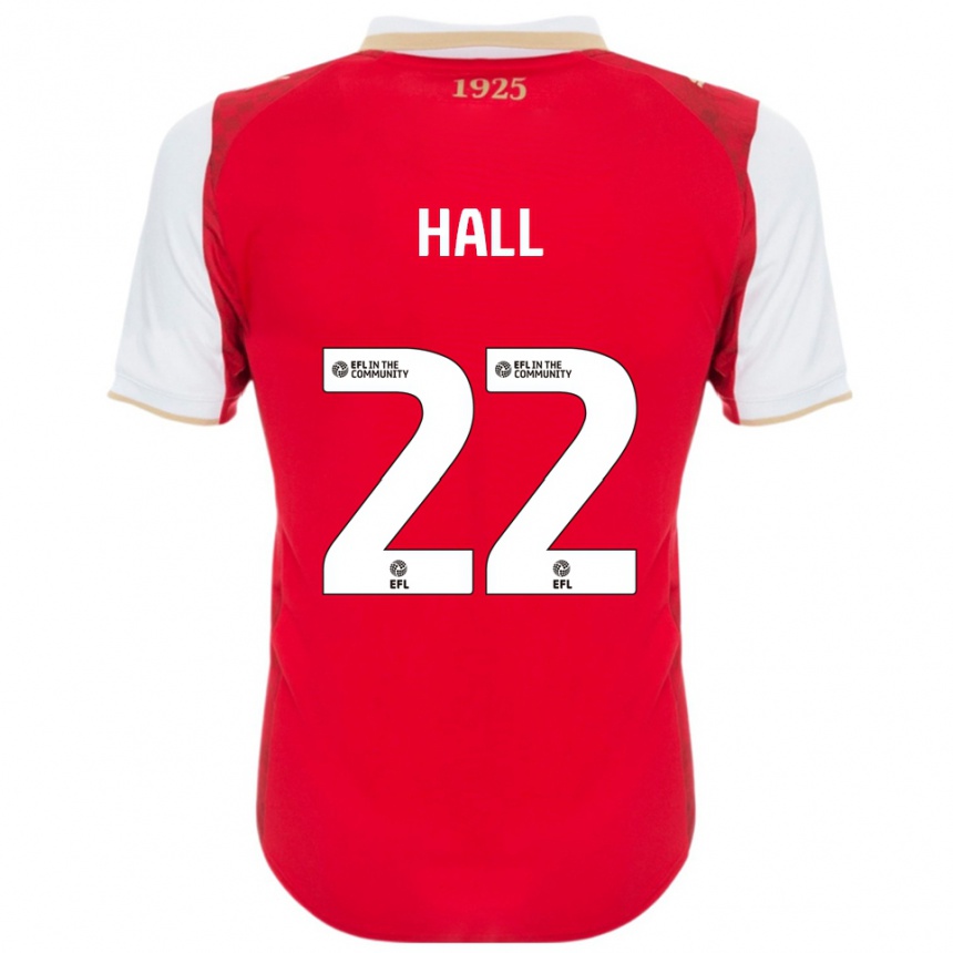 ילדים כדורגל דנזל האל #22 אדום לבן ג'רזי ביתית 2025/26