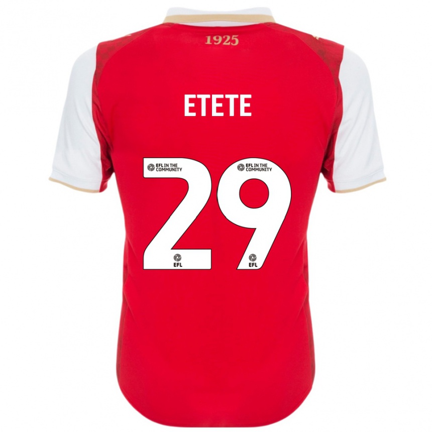 ילדים כדורגל איזה מעט #29 אדום לבן ג'רזי ביתית 2025/26