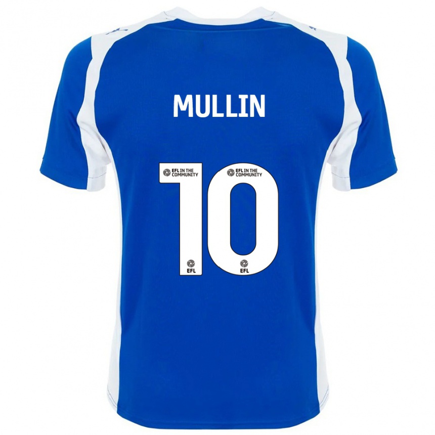 ילדים כדורגל פול מאלין #10 כחול לבן ג'רזי ביתית 2025/26