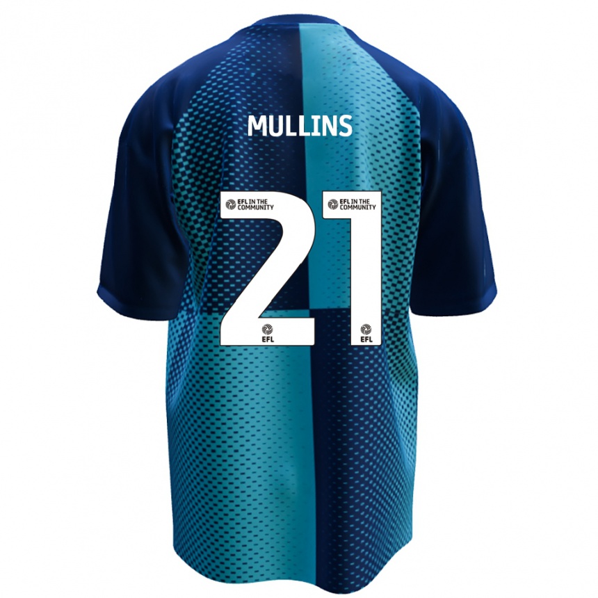 ילדים כדורגל ג׳יימי מולינס #21 כחול תכלת ג'רזי ביתית 2025/26