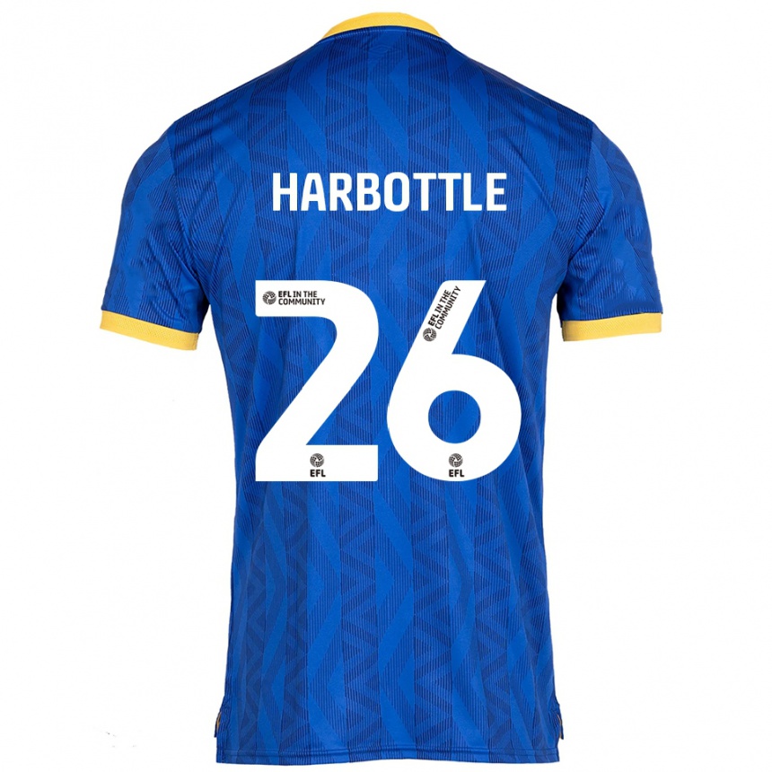 ילדים כדורגל ריילי הארבוטל #26 כחול נייבי צהוב ג'רזי ביתית 2025/26