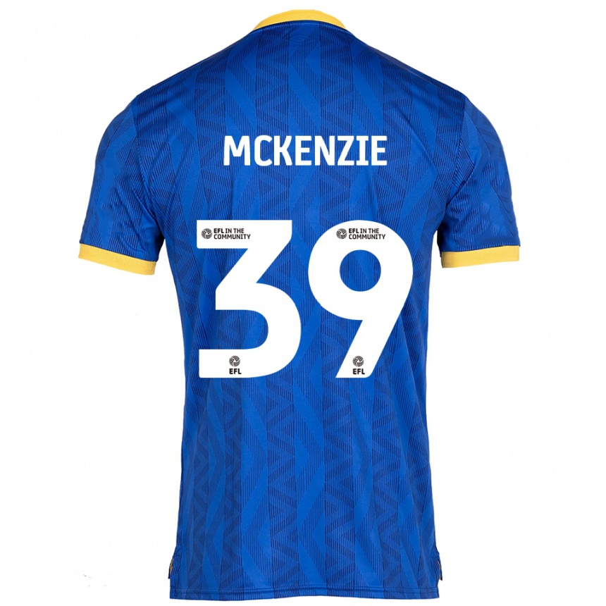 ילדים כדורגל Kai Mckenzie #39 כחול נייבי צהוב ג'רזי ביתית 2025/26