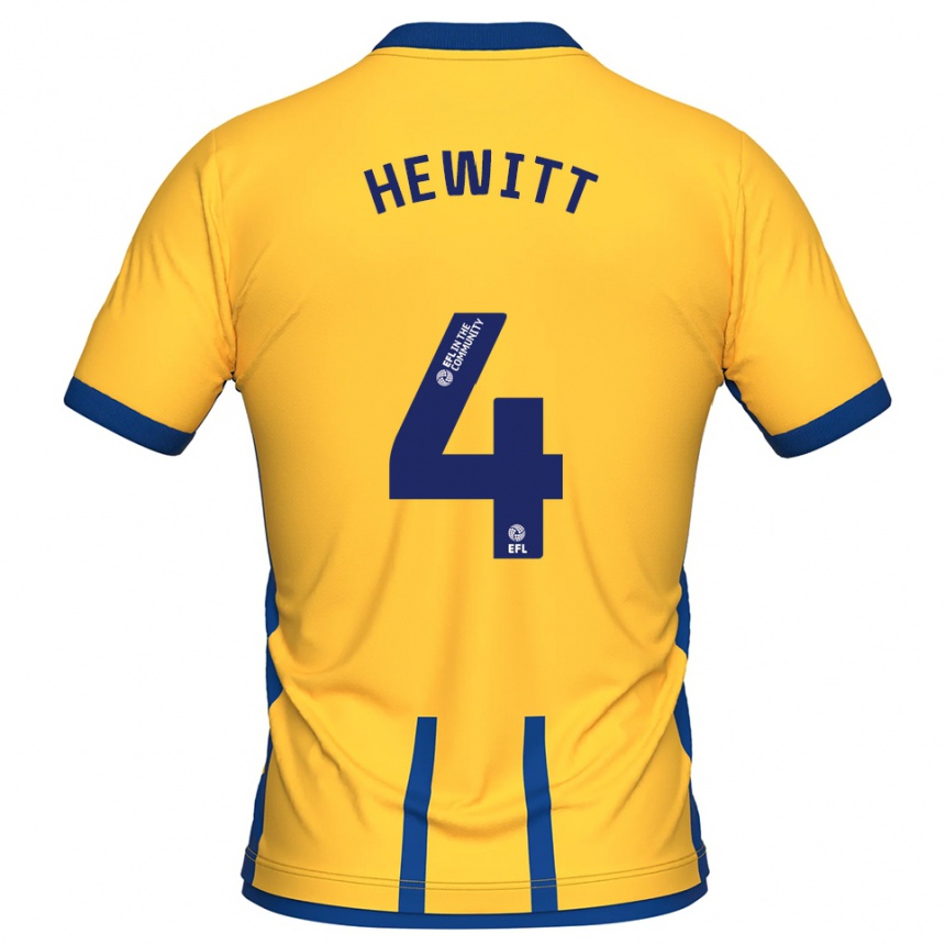 ילדים כדורגל אליוט יואיט #4 צהוב כחול ג'רזי ביתית 2025/26