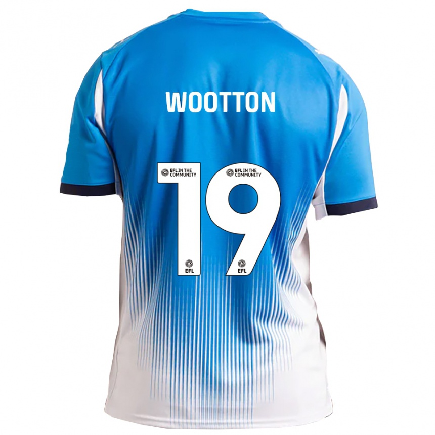 ילדים כדורגל קייל ווטון #19 כחול לבן ג'רזי ביתית 2025/26