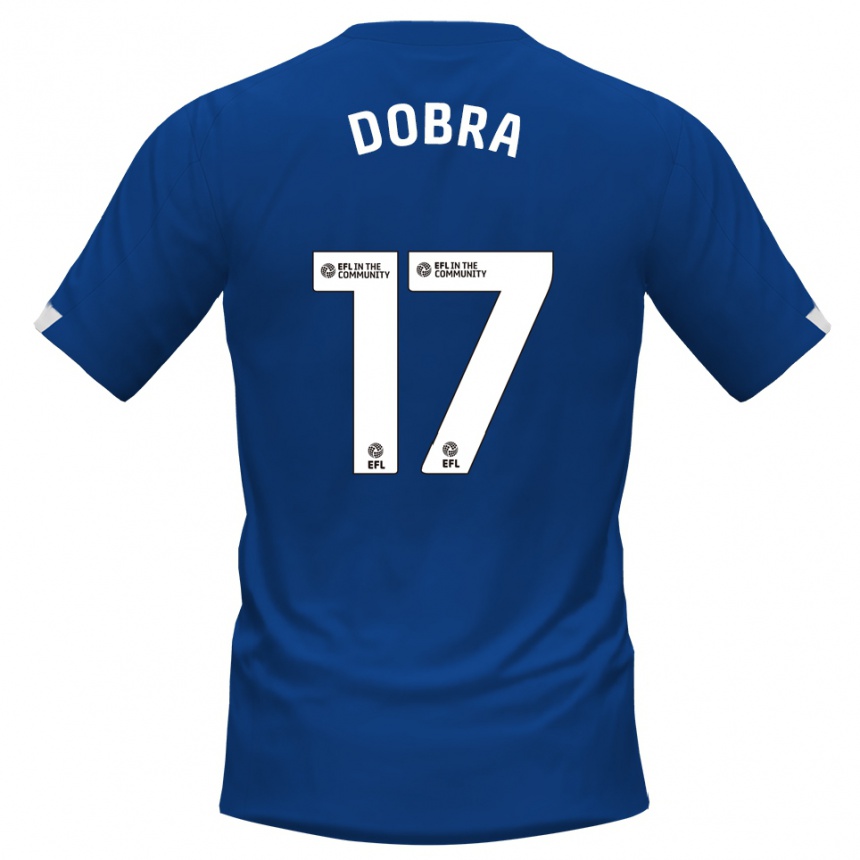 ילדים כדורגל ארמנדו דוברה #17 כחול לבן ג'רזי ביתית 2025/26