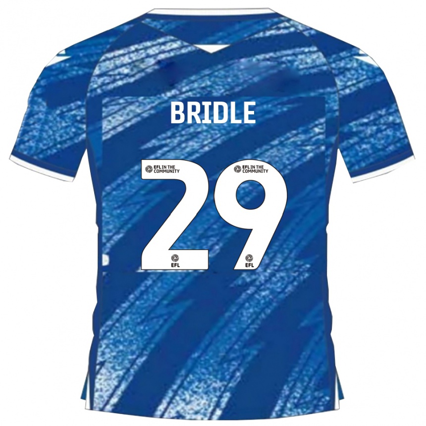 ילדים כדורגל הארי ברידל #29 כחול לבן ג'רזי ביתית 2025/26