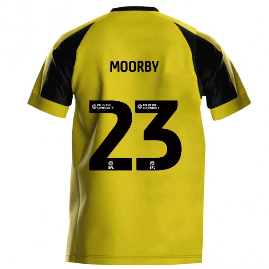 ילדים כדורגל ג׳יימס מורבי #23 צהוב אפור ג'רזי ביתית 2025/26