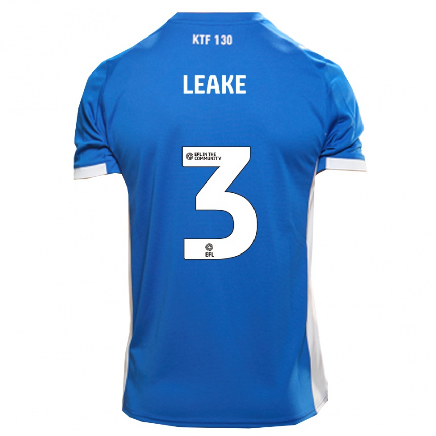 ילדים כדורגל ג׳ייק ליק #3 כחול לבן ג'רזי ביתית 2025/26