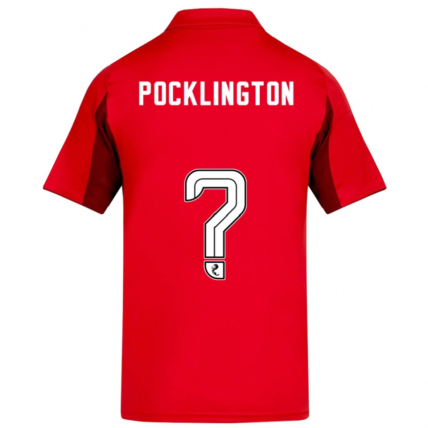 ילדים כדורגל Max Pocklington #0 אדום בורדו ג'רזי ביתית 2025/26