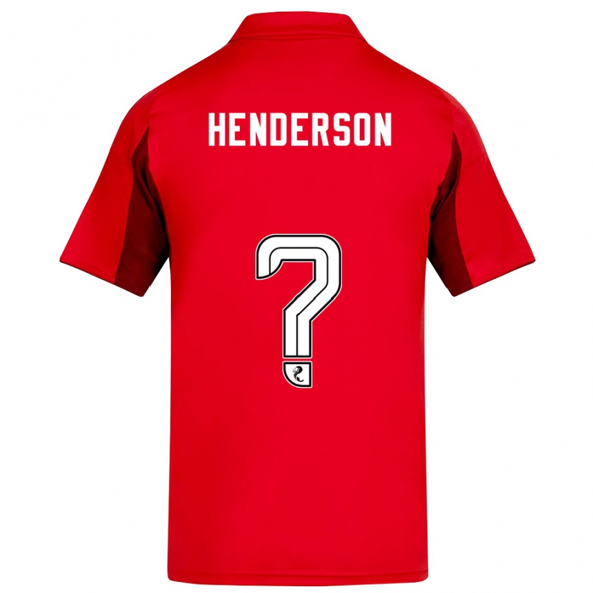 ילדים כדורגל Jay Henderson #0 אדום בורדו ג'רזי ביתית 2025/26