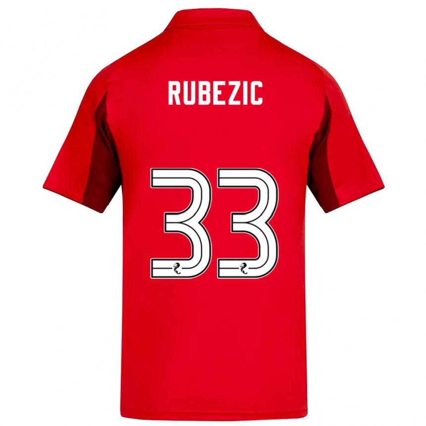 ילדים כדורגל סלובודן רובזיץ' #33 אדום בורדו ג'רזי ביתית 2025/26
