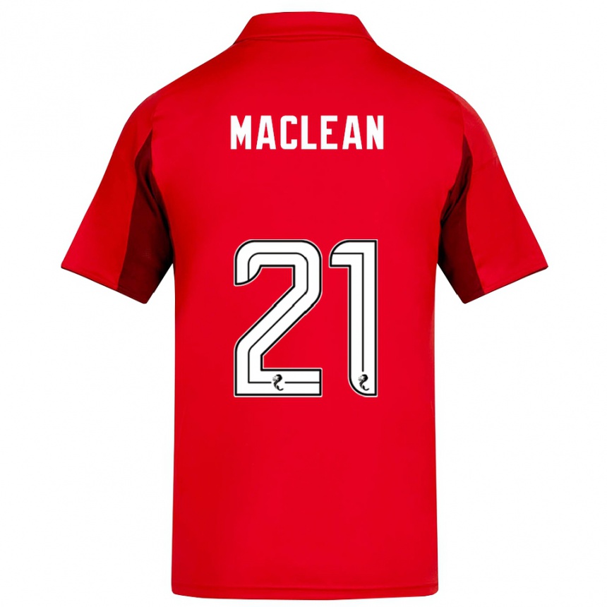 ילדים כדורגל Miriam Maclean #21 אדום בורדו ג'רזי ביתית 2025/26