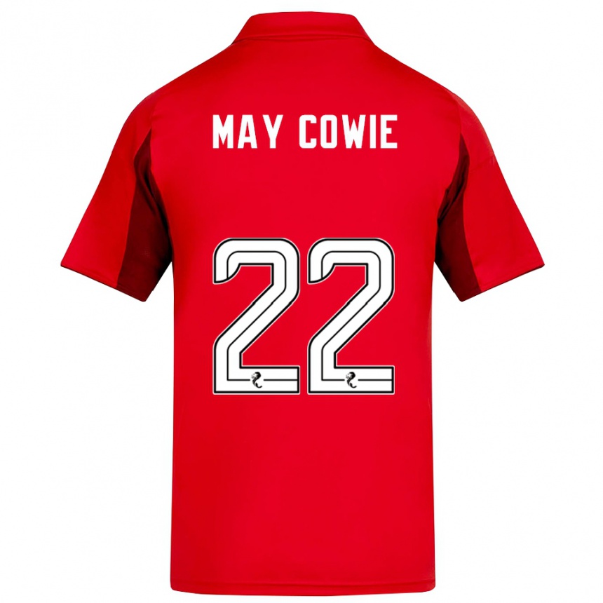 ילדים כדורגל Ellie May Cowie #22 אדום בורדו ג'רזי ביתית 2025/26