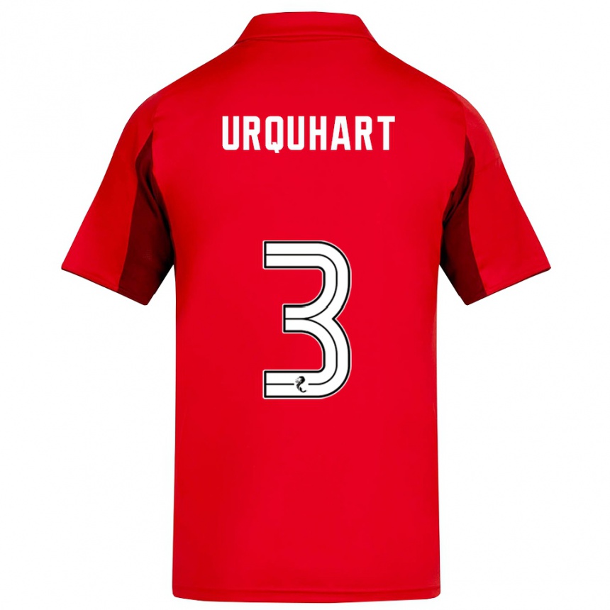 ילדים כדורגל מילי ארקהרט #3 אדום בורדו ג'רזי ביתית 2025/26