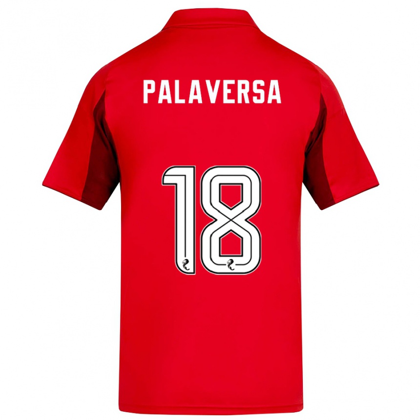 ילדים כדורגל אנטה פאלאוורסה #18 אדום בורדו ג'רזי ביתית 2025/26