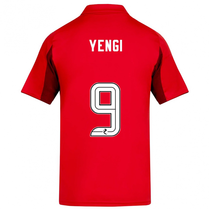 ילדים כדורגל קוסיני ינגי #9 אדום בורדו ג'רזי ביתית 2025/26