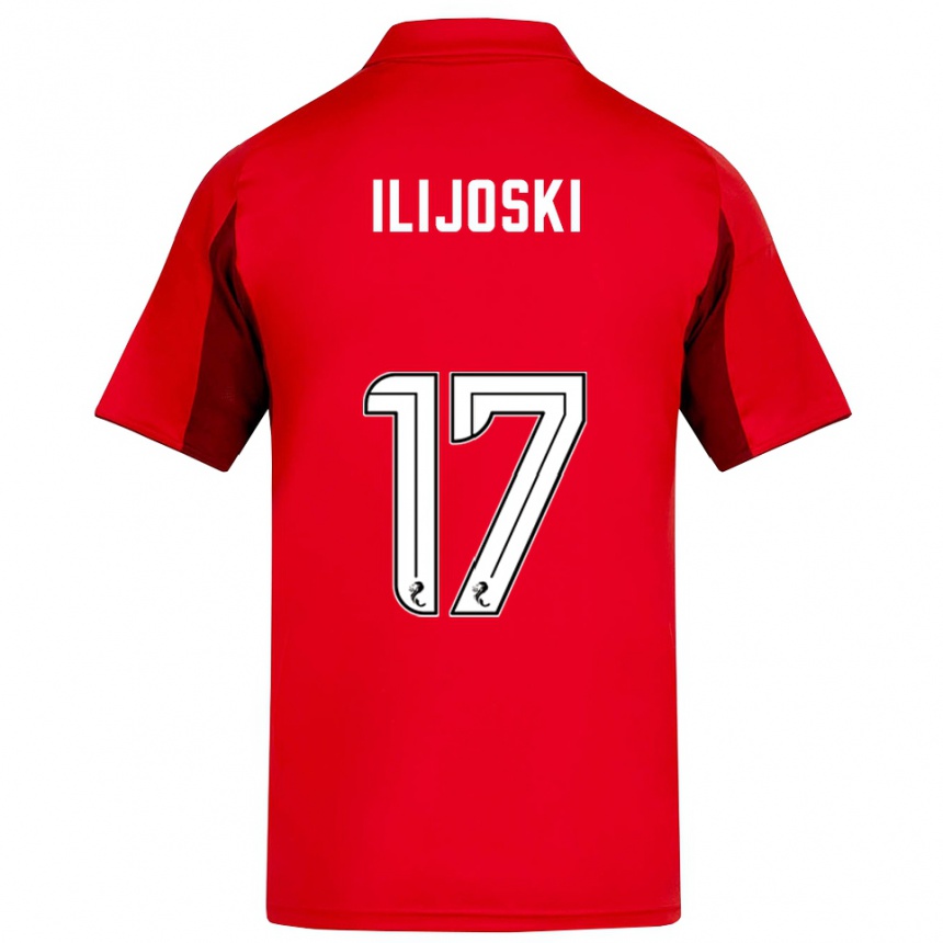 ילדים כדורגל אמה איליג'וסקי #17 אדום בורדו ג'רזי ביתית 2025/26