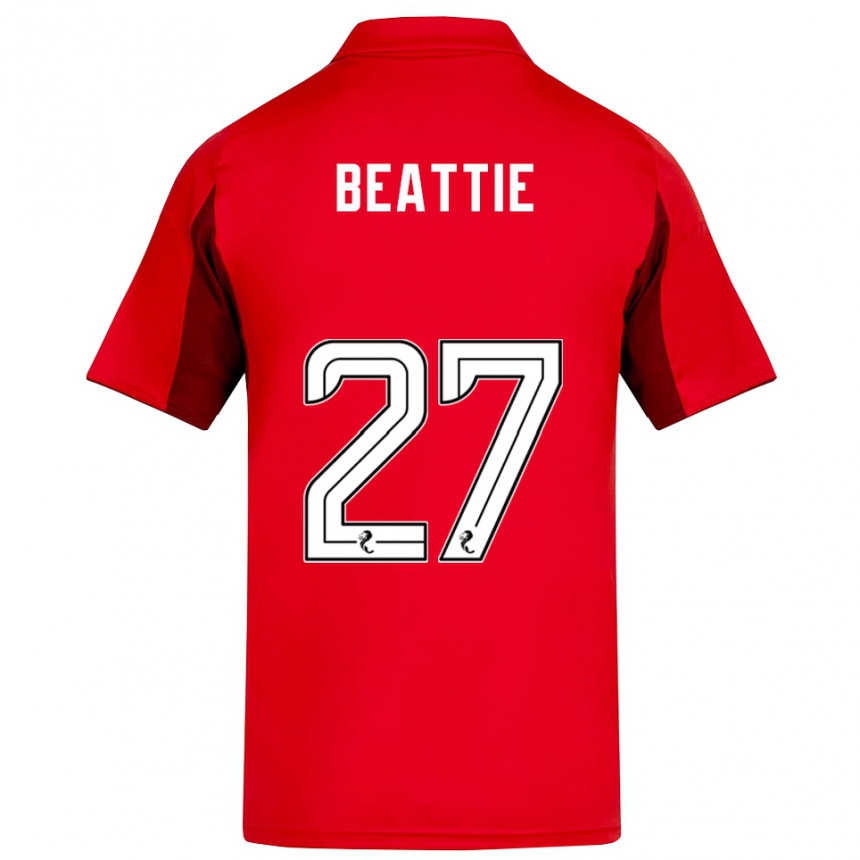 ילדים כדורגל קרי ביטי #27 אדום בורדו ג'רזי ביתית 2025/26