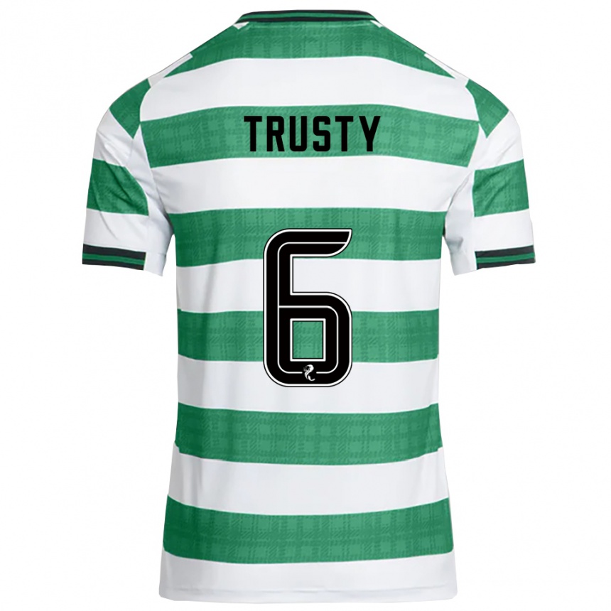 ילדים כדורגל אוסטון טרוסטי #6 ירוק לבן ג'רזי ביתית 2025/26