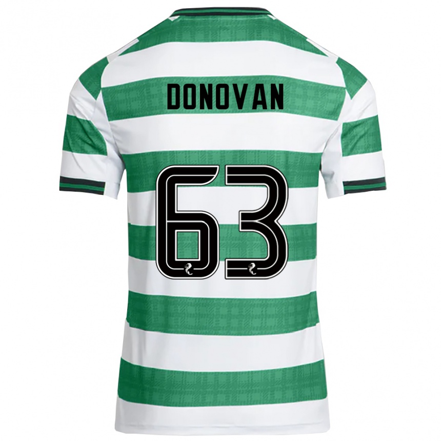 ילדים כדורגל קולבי דונובן #63 ירוק לבן ג'רזי ביתית 2025/26