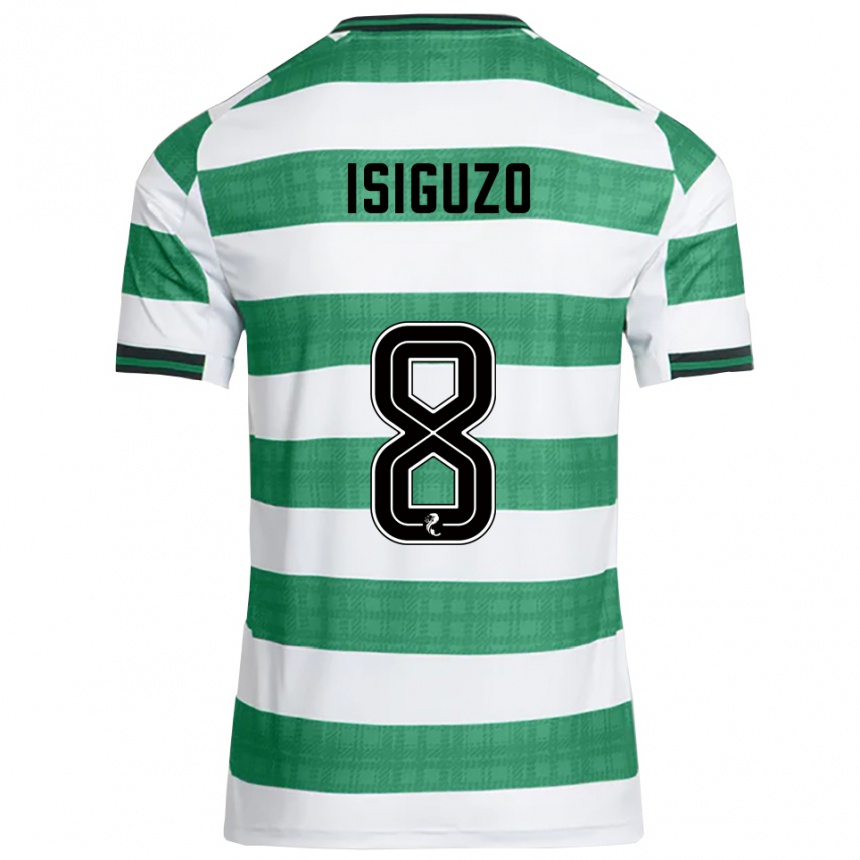 ילדים כדורגל סמואל איזיגוזו #8 ירוק לבן ג'רזי ביתית 2025/26 ילדים כדורגל סמואל איזיגוזו #8 ירוק לבן ג'רזי ביתית 2025/26