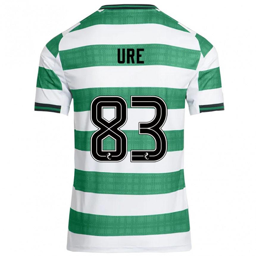 ילדים כדורגל קייל אור #83 ירוק לבן ג'רזי ביתית 2025/26