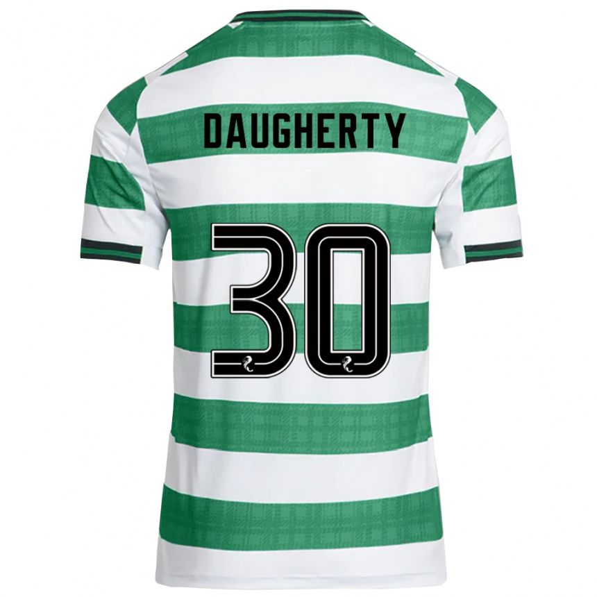 ילדים כדורגל קלסי דוהרטי #30 ירוק לבן ג'רזי ביתית 2025/26