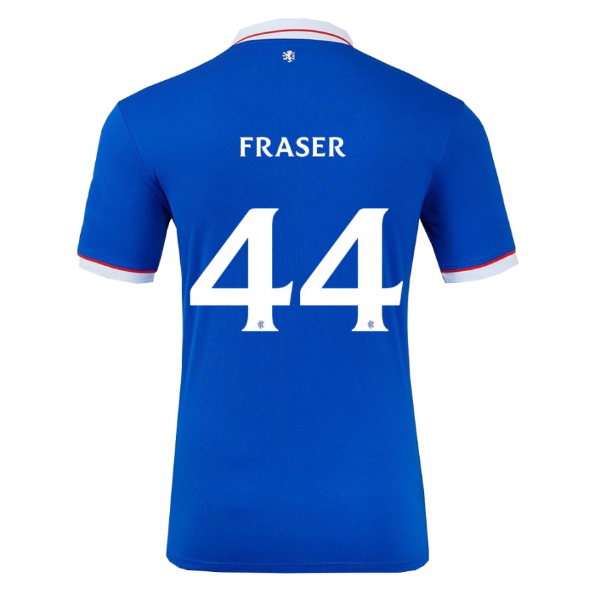 ילדים כדורגל רובי פראזר #44 כחול לבן ג'רזי ביתית 2025/26