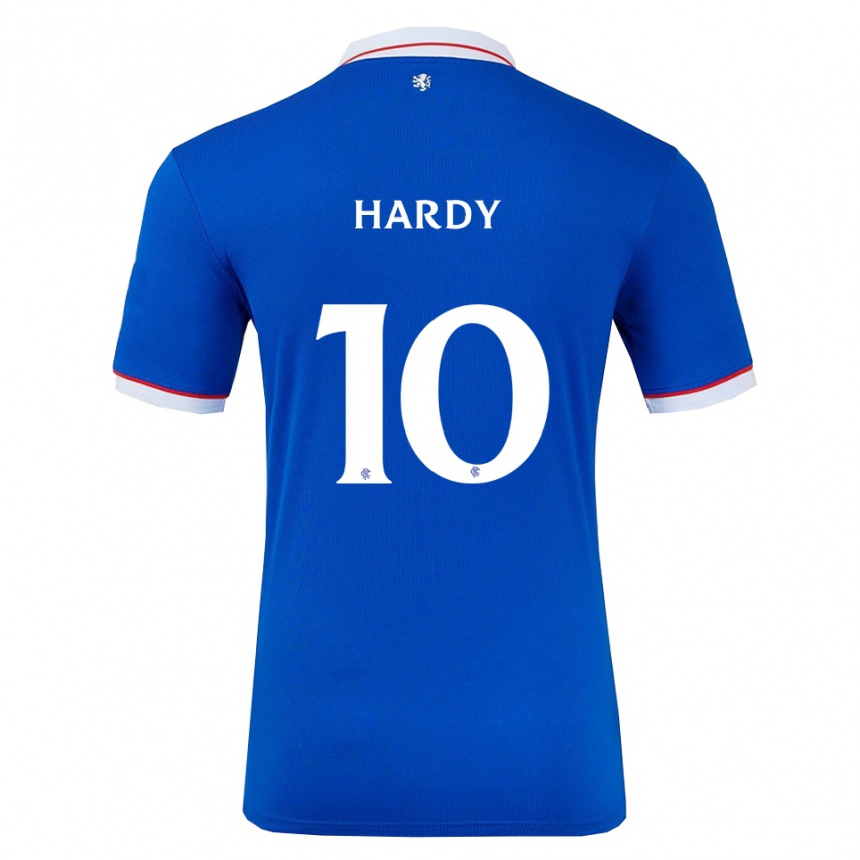 ילדים כדורגל ריו הארדי #10 כחול לבן ג'רזי ביתית 2025/26