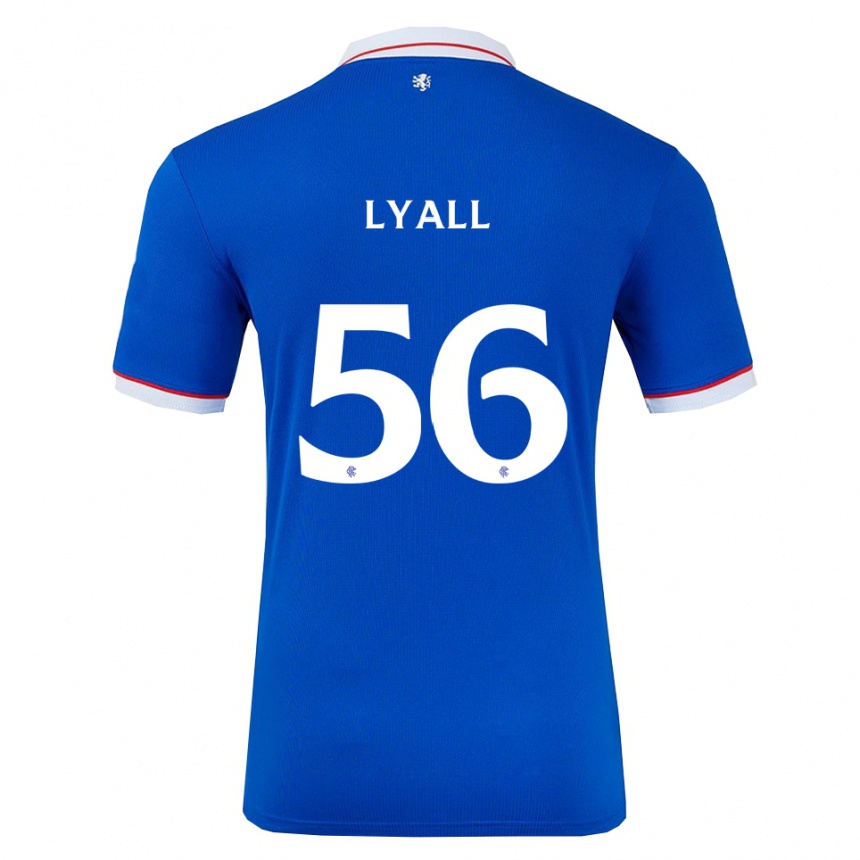 ילדים כדורגל ארון ליאל #56 כחול לבן ג'רזי ביתית 2025/26