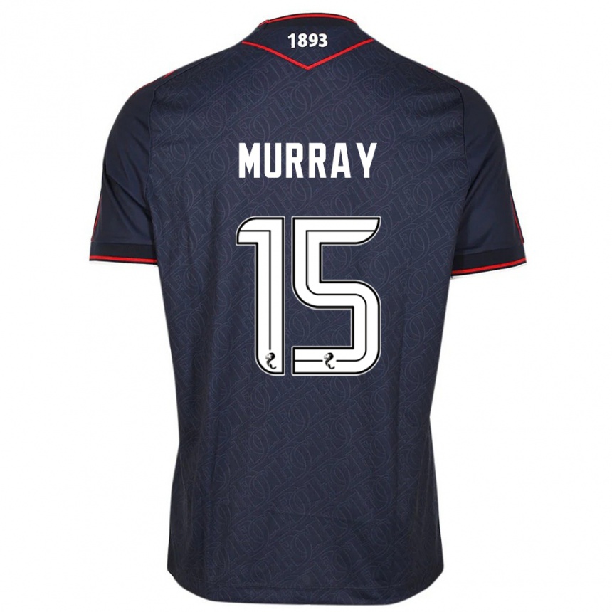 ילדים כדורגל סיימון מוראי #15 כחול נייבי לבן ג'רזי ביתית 2025/26