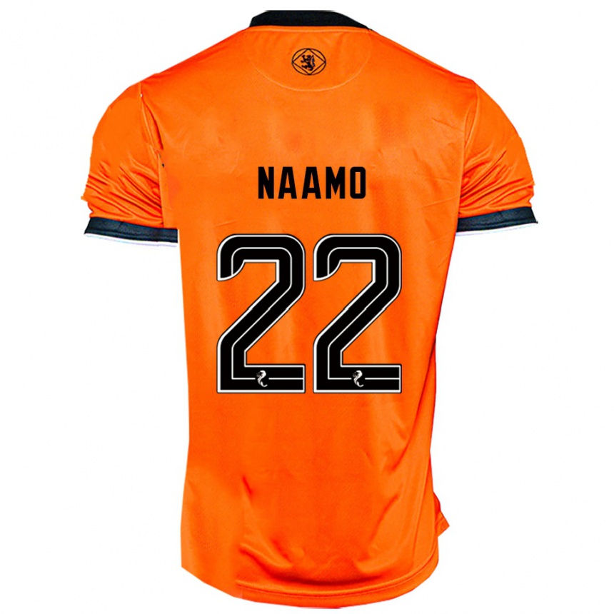 ילדים כדורגל דריו נאמו #22 כתום שחור ג'רזי ביתית 2025/26