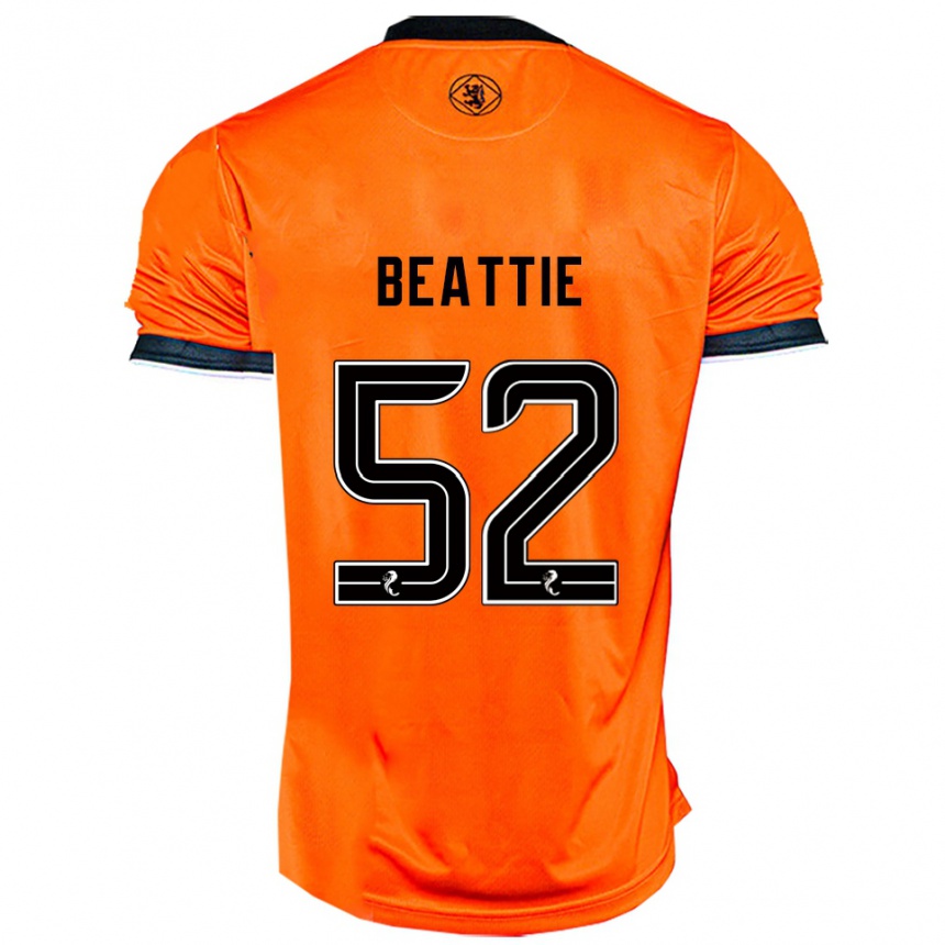 ילדים כדורגל קלווין ביטי #52 כתום שחור ג'רזי ביתית 2025/26