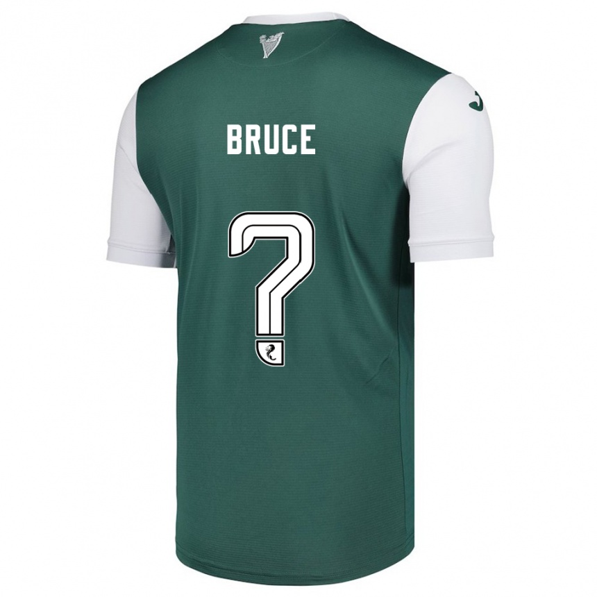 ילדים כדורגל Zach Bruce #0 ירוק לבן ג'רזי ביתית 2025/26