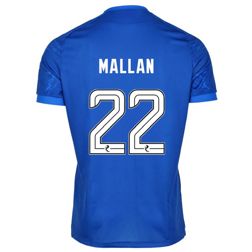 ילדים כדורגל סטיבי מאלן #22 כחול לבן ג'רזי ביתית 2025/26