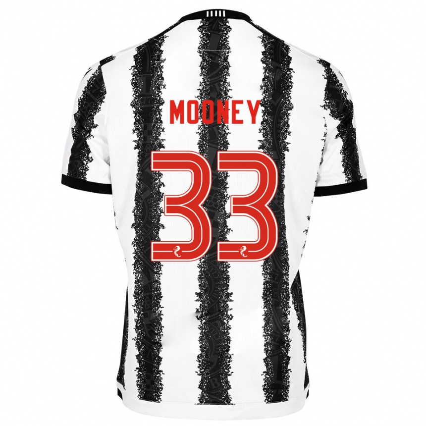 ילדים כדורגל איוון מוני #33 לבן שחור ג'רזי ביתית 2025/26