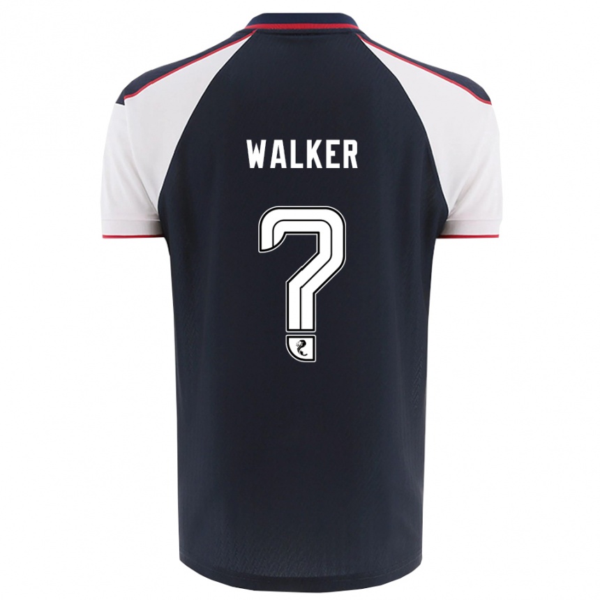 ילדים כדורגל Fiona Walker #0 כחול נייבי לבן ג'רזי ביתית 2025/26