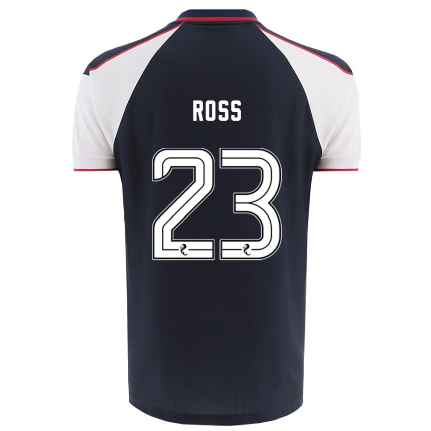 ילדים כדורגל Ethan Ross #23 כחול נייבי לבן ג'רזי ביתית 2025/26