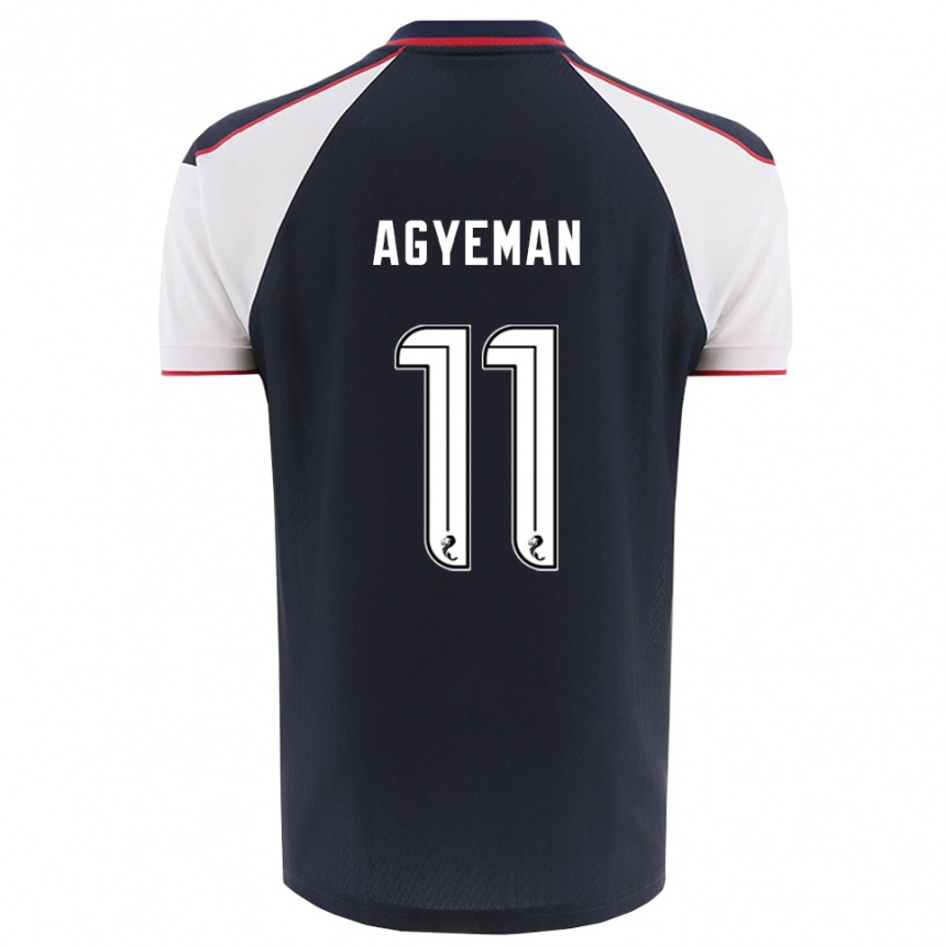 ילדים כדורגל אלפרדו אג׳ימן #11 כחול נייבי לבן ג'רזי ביתית 2025/26