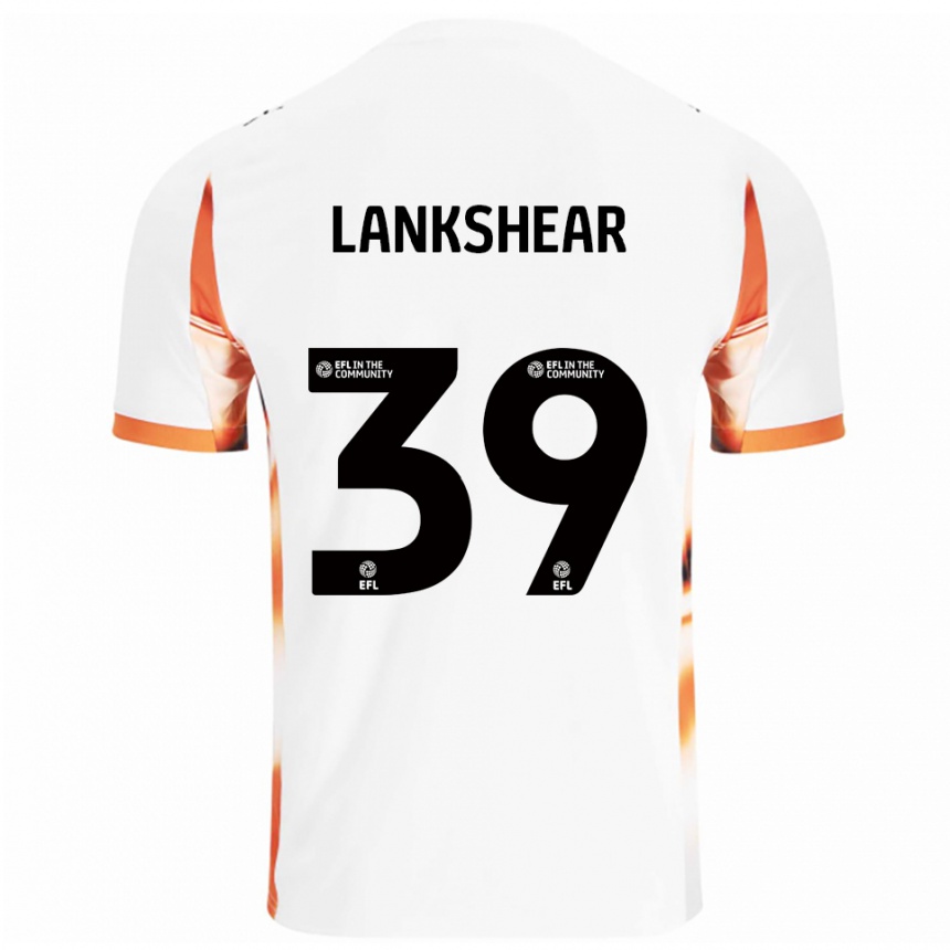 ילדים כדורגל אלכס לנקשייר #39 לבן כתום שחור הרחק ג'רזי 2025/26