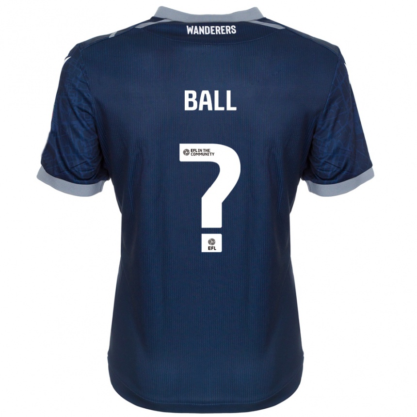 ילדים כדורגל Olivia Ball #0 כחול נייבי אפור הרחק ג'רזי 2025/26