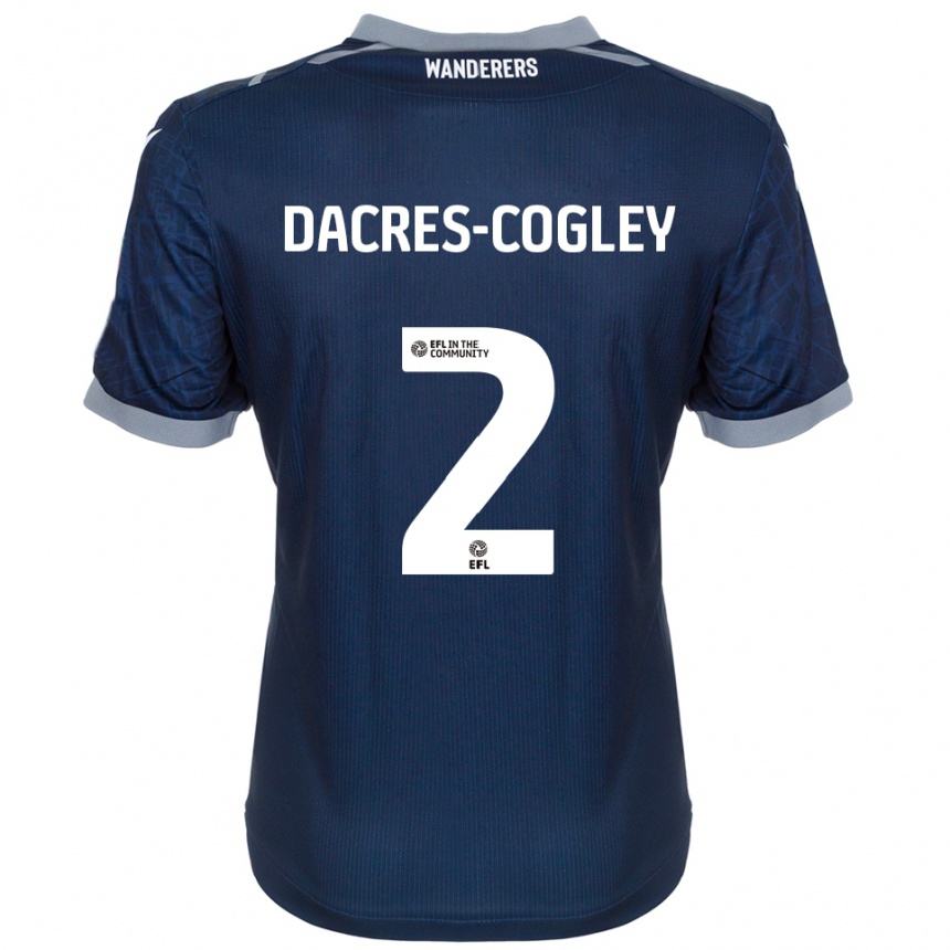 ילדים כדורגל ג'וש דקרס-קוגלי #2 כחול נייבי אפור הרחק ג'רזי 2025/26